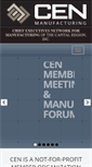 Mobile Screenshot of cenmfg.org